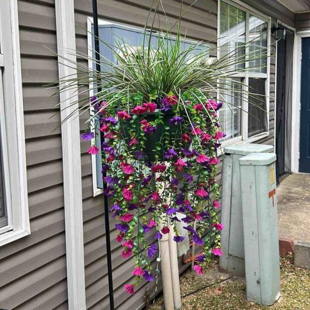 Fake Morning Glory Vine - Faux Flowers for Home Party/Wall/Yard Gifts