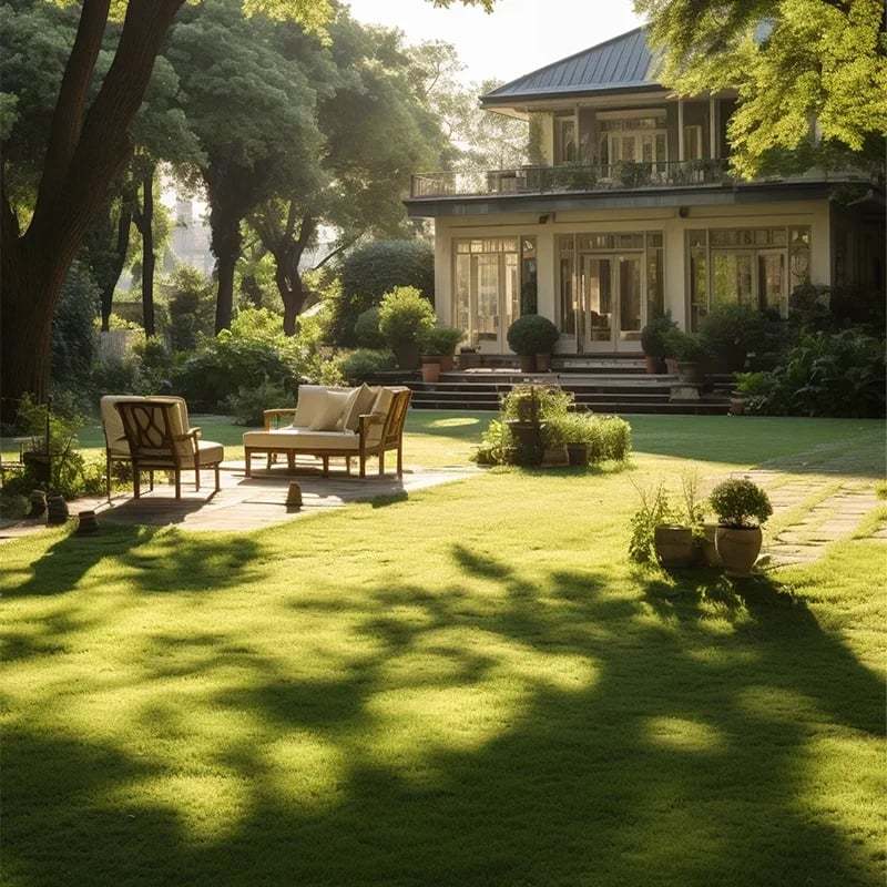 Evergreen dwarf grass seed for four seasons