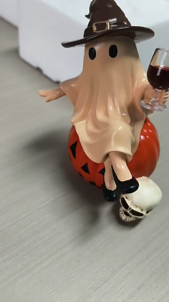 👻🍷Ghost Wine Night Halloween Decor