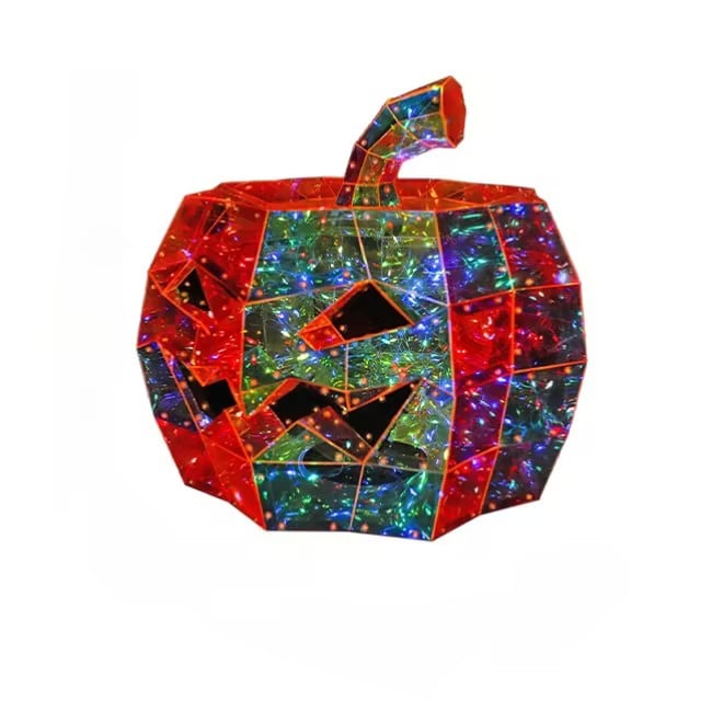 🔥Colorful Pumpkin Lamp | Prism Effect Pumpkin Art Sculpture Night Light