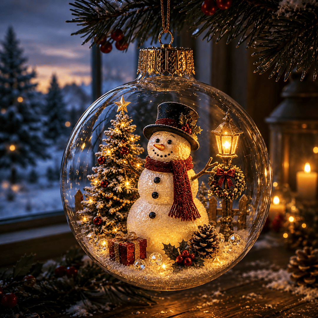 🔥Limited time 50% OFF -✨🎄 Glowing Christmas Story Ornament – Light-Up Mini Holiday Scene(📦Buy 4 Free Shipping)