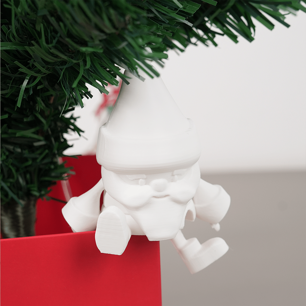 🎄 3D Printed Christmas Tree Ornament Set Gift Pack