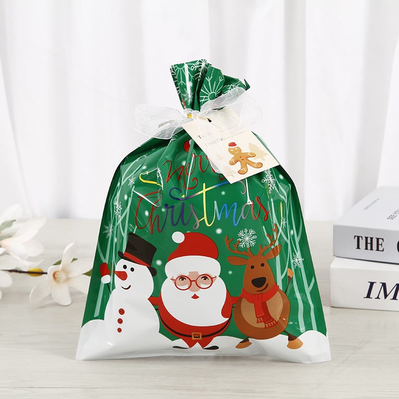 🎄 Tie rope Christmas Gift Bags