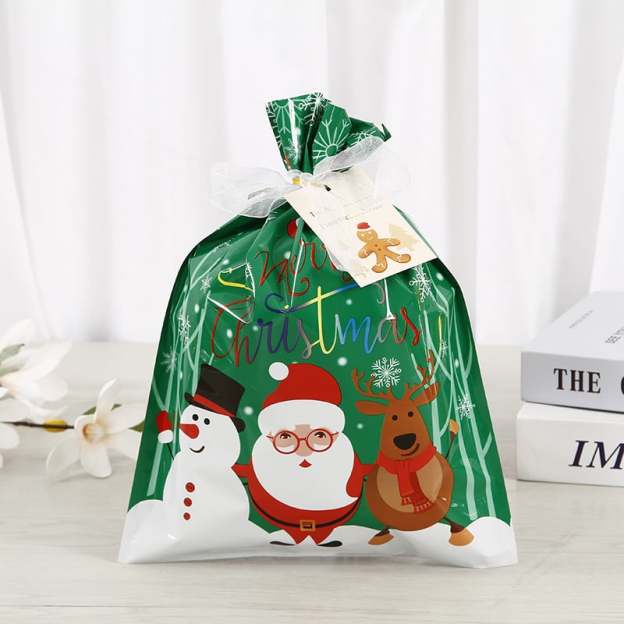🎄 Tie rope Christmas Gift Bags