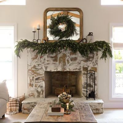  🌲Real Touch Deluxe Norfolk Pine Garland🌿