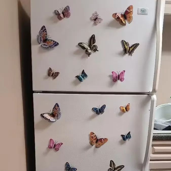 🦋12pcs 3D Butterfly Wall Stickers: Light Up Your Home with Whimsical, Colorful Flair