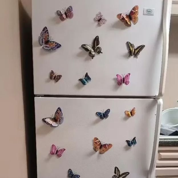 🦋12pcs 3D Butterfly Wall Stickers: Light Up Your Home with Whimsical, Colorful Flair