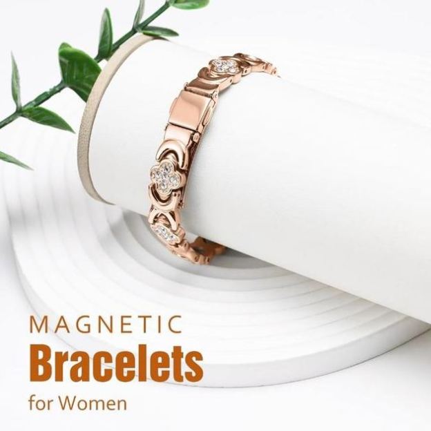 🔥Final 3 hours 75% off: 🍀Copper Bracelets for Women Pure Copper Magnetic Bracelet with 3800 Gauss Effective Magnets Trendy Stack Bangle Stretch Bangle