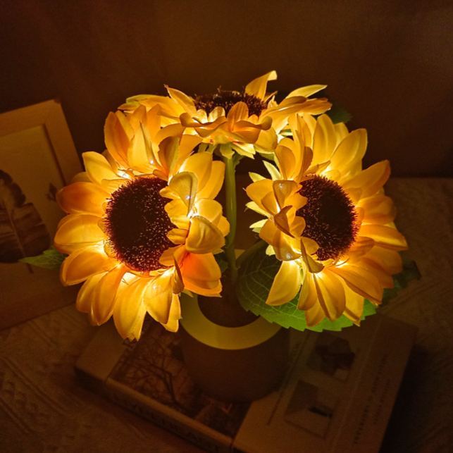 🌻Shimmering Sunflower Lamp