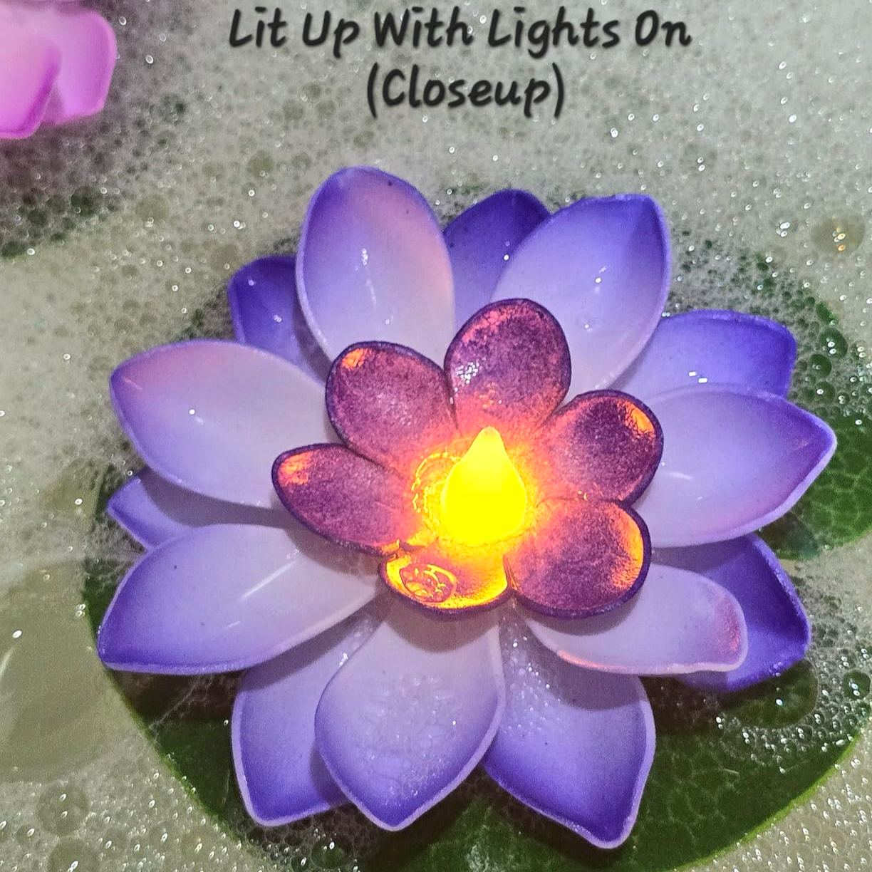Floating LED Lily pads