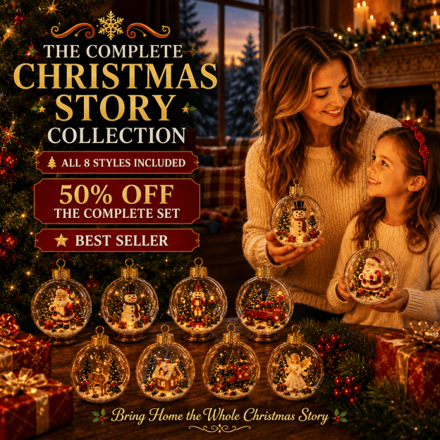 🔥Limited time 50% OFF -✨🎄 Glowing Christmas Story Ornament – Light-Up Mini Holiday Scene(📦Buy 4 Free Shipping)