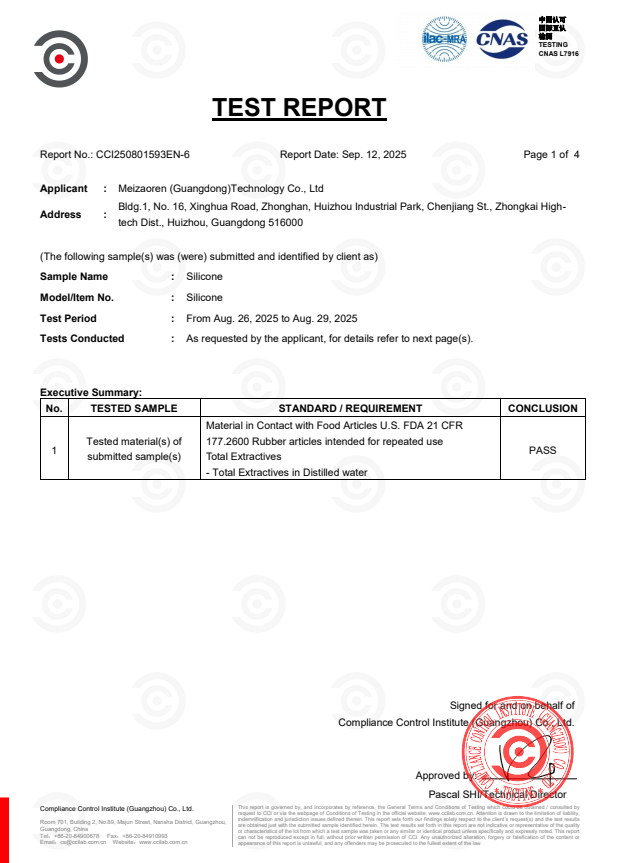 Material Safety document