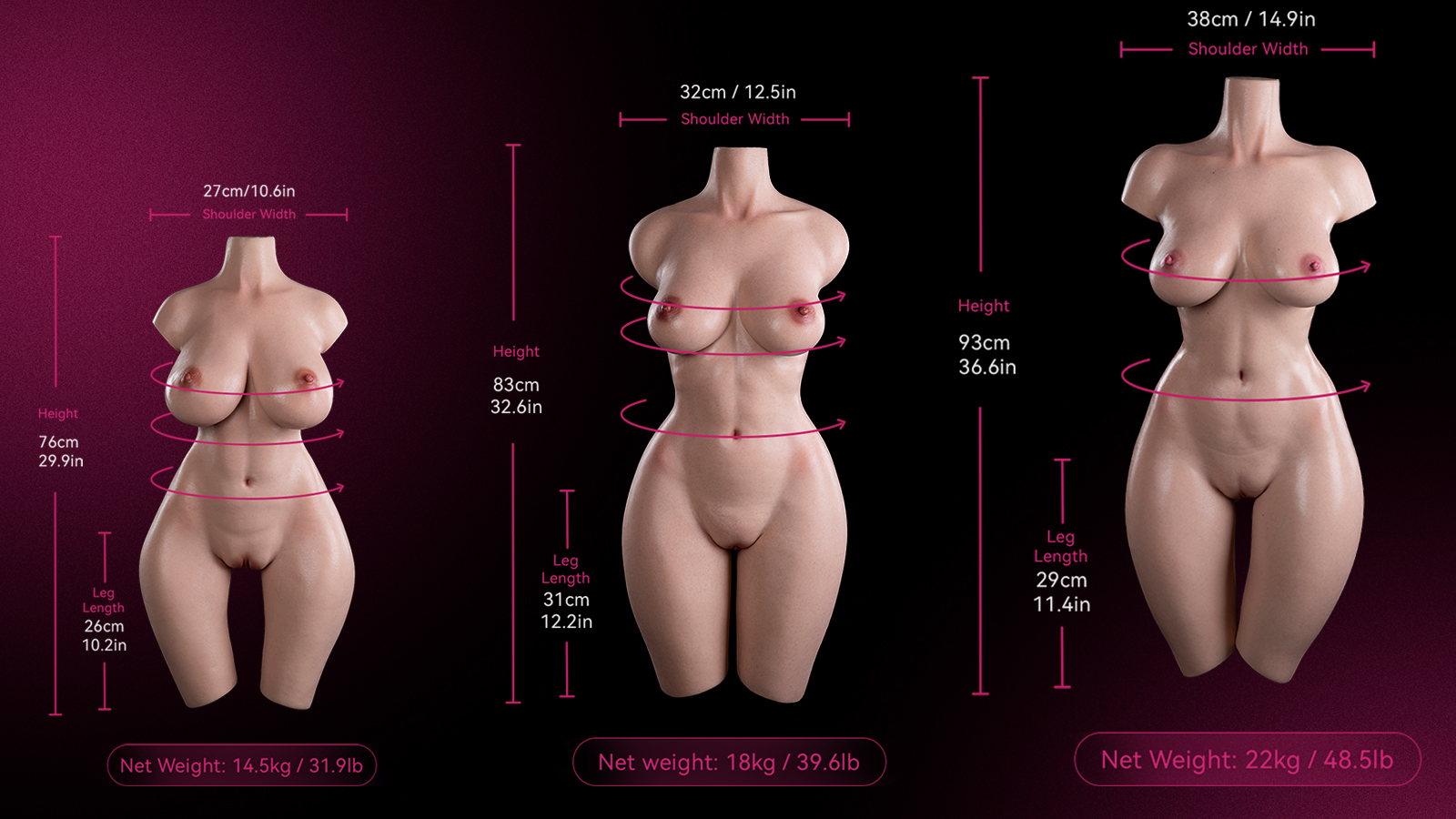 Tinglise product dimensions and weight comparison