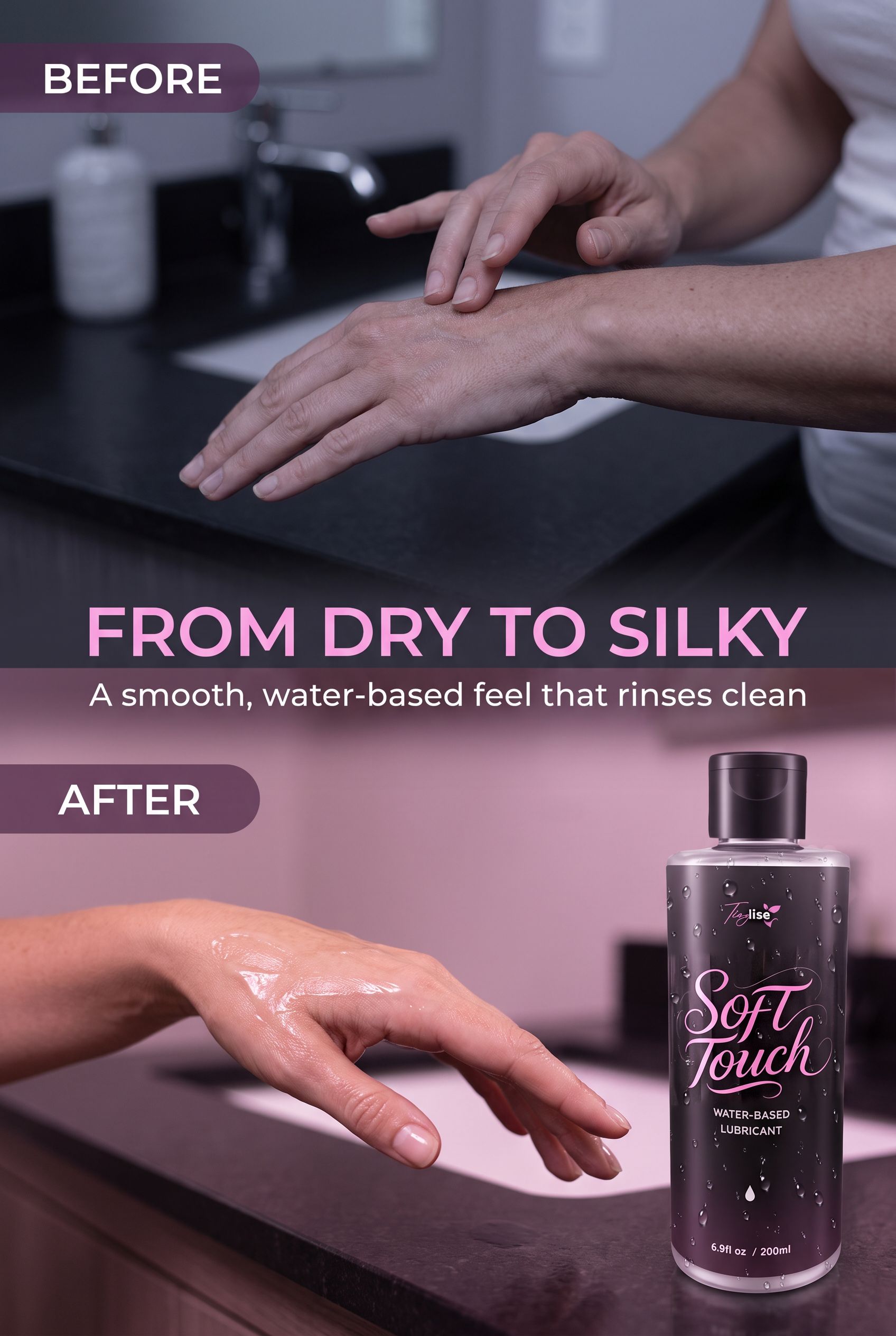 Tinglise 6.8FL.Oz/200ML Water Based Sex Lubricant