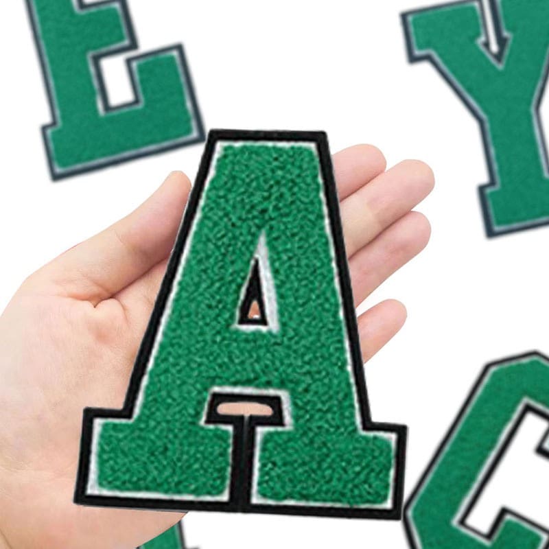 Christmas Letter Iron On Patches