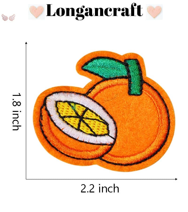 Banana Lemon Fruit Embroidery Iron On Patches