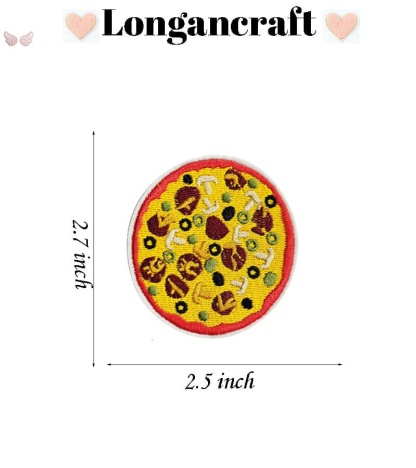 Pizza Embroidered Patches