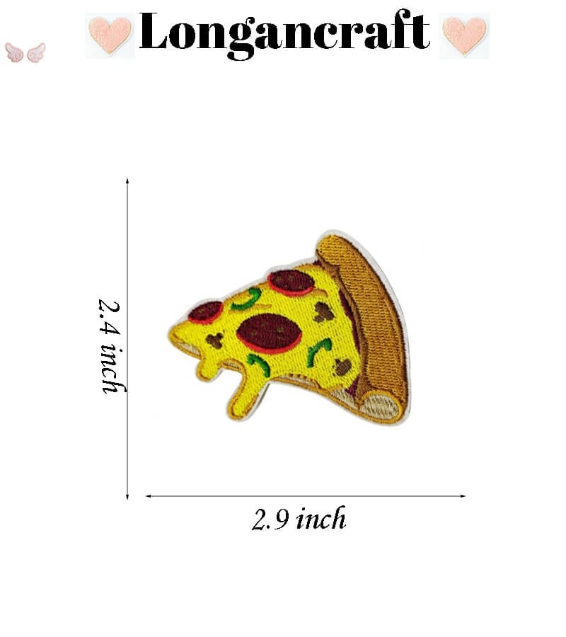 Pizza Embroidered Patches