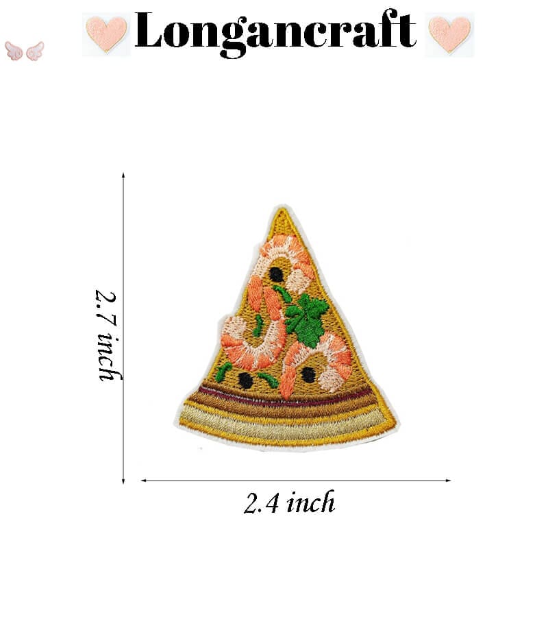 Pizza Embroidered Patches