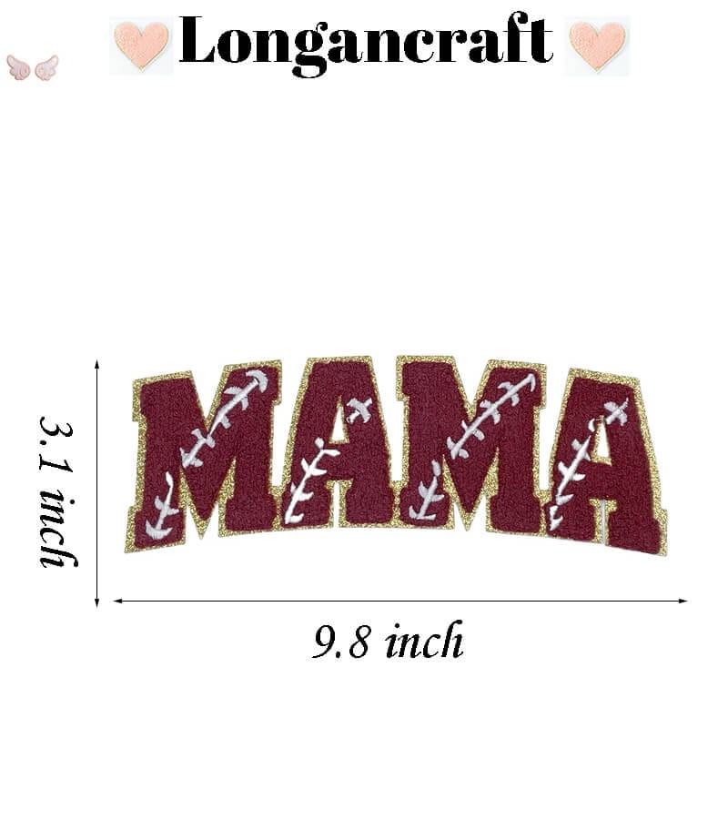Mama Lightning Chenille Patches