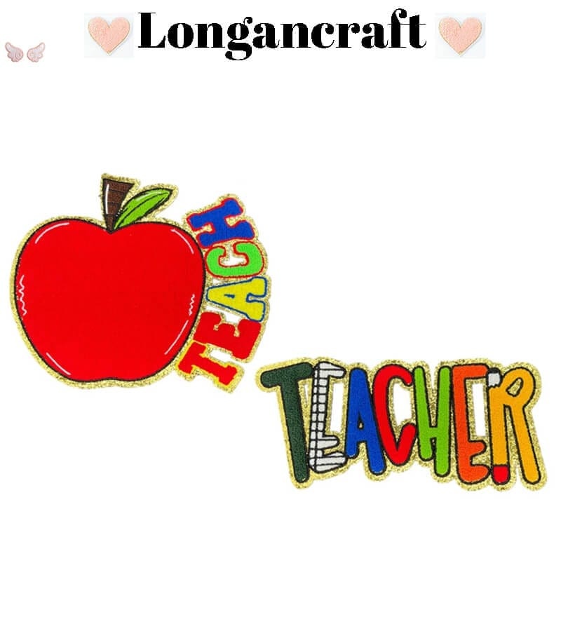 Teacher Chenille Patches