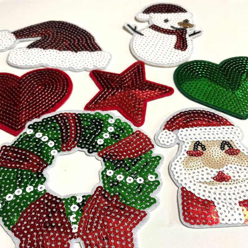 Halloween Sequin Iron On Patch