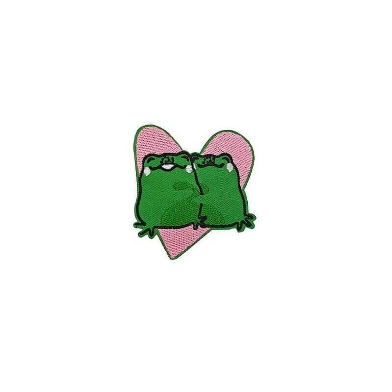 Frog Embroidered Patches