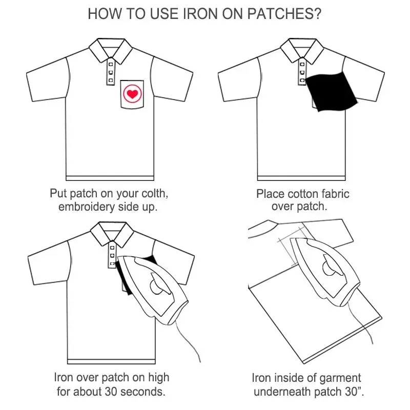 Musical Iron On Patches