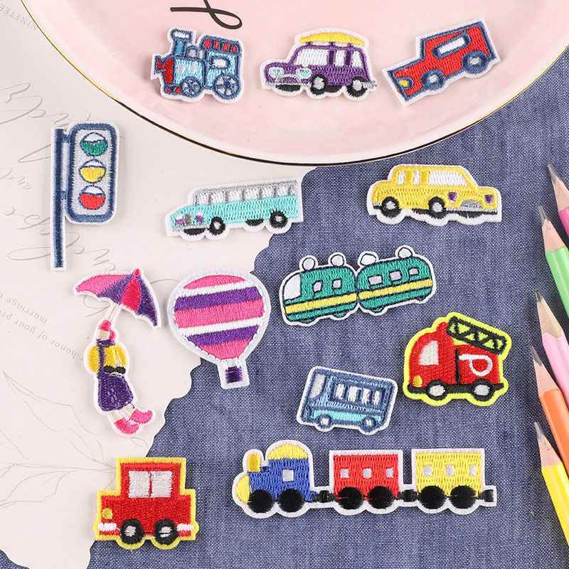 Color Car Set Embroidered Patch