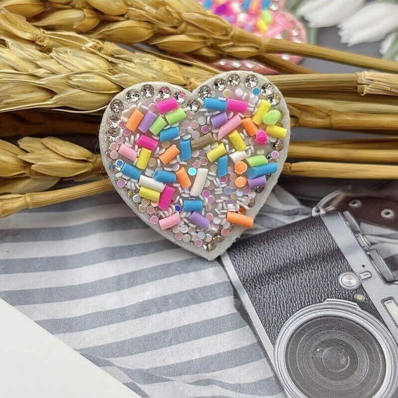 Heart Color Beads Patches