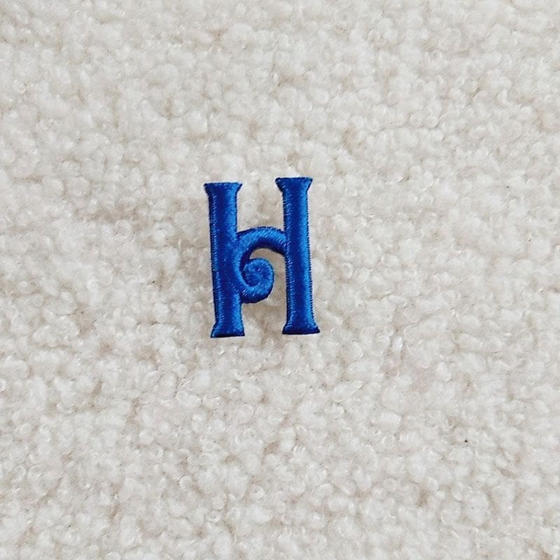 Mini Blue Letter Patches