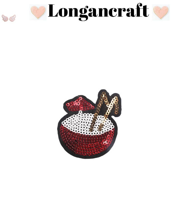 Fruit Balloon Sequin Patches