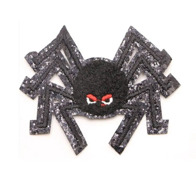 Halloween Skull Ghost Chenille Patches