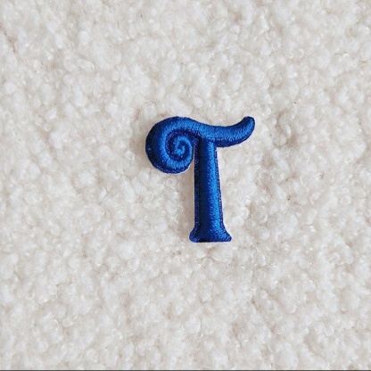Mini Blue Letter Patches