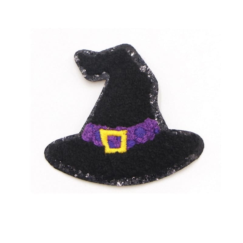 Halloween Skull Ghost Chenille Patches