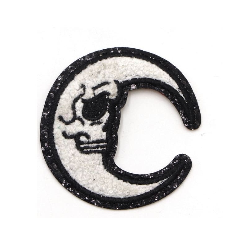 Halloween Skull Ghost Chenille Patches