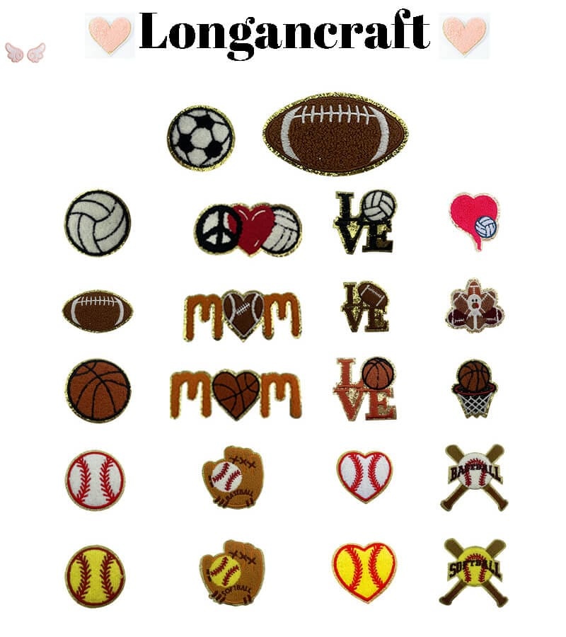 Basketball Baseball Patches