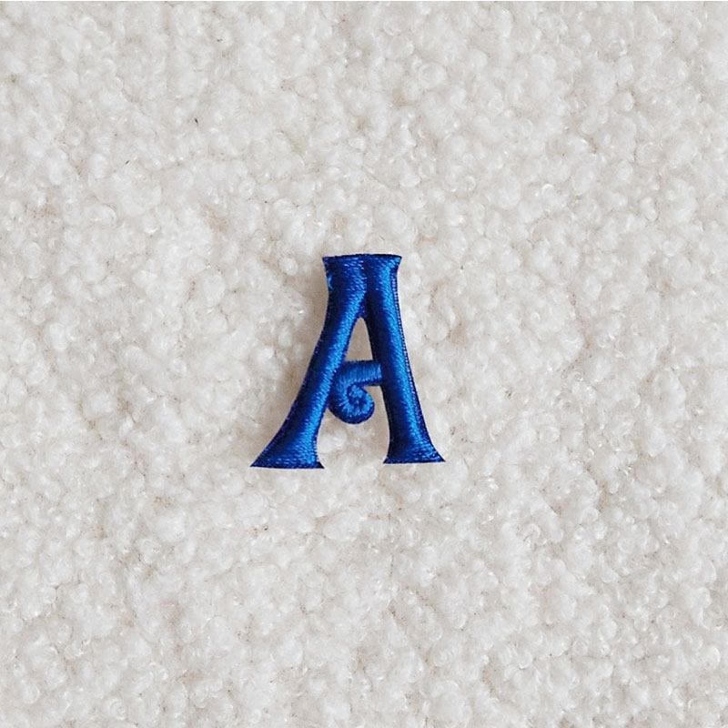 Mini Blue Letter Patches