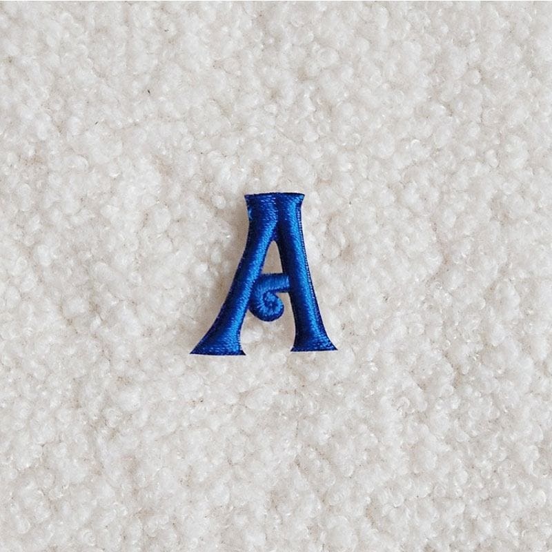 Mini Blue Letter Patches