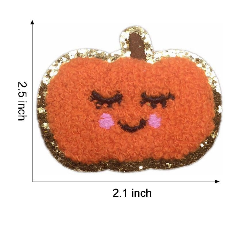 Halloween Pumpkin Iron On Patch