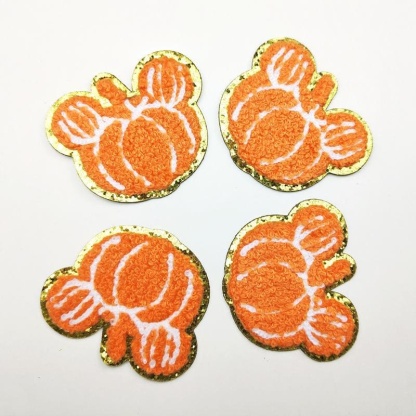 Autumn Pumpkin Iron On Patches