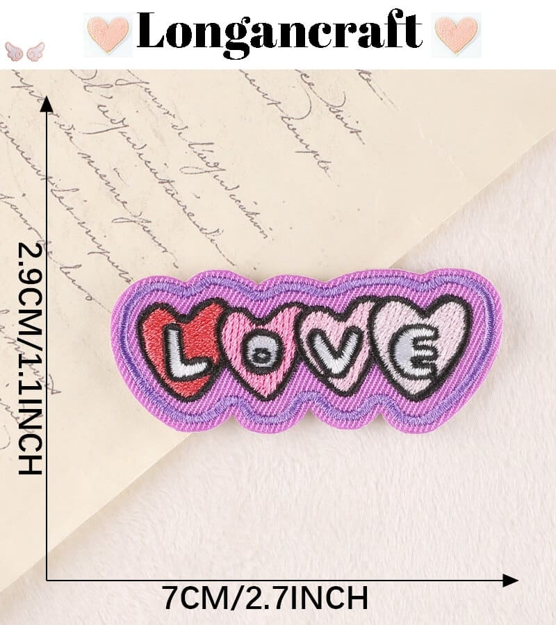 Funny Letter Embroidered Patch