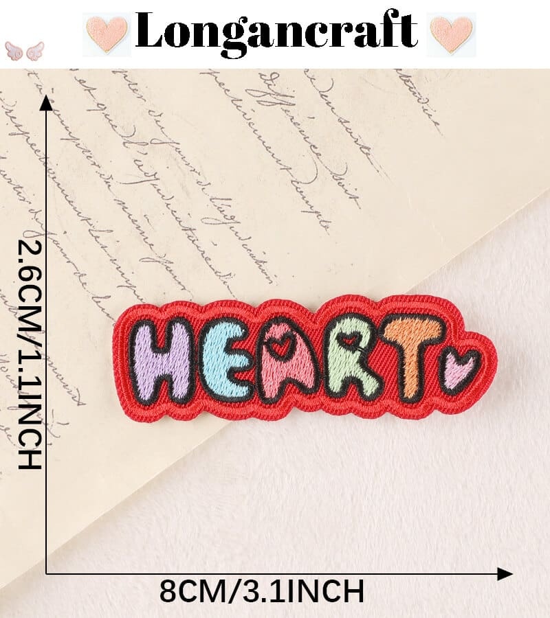 Funny Letter Embroidered Patch