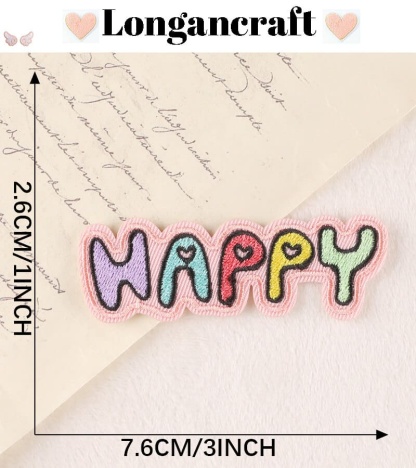 Funny Letter Embroidered Patch