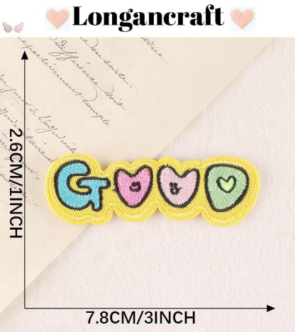 Funny Letter Embroidered Patch