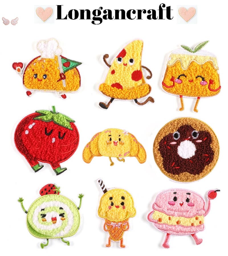 Pizza Ice Cream Chenille Patch