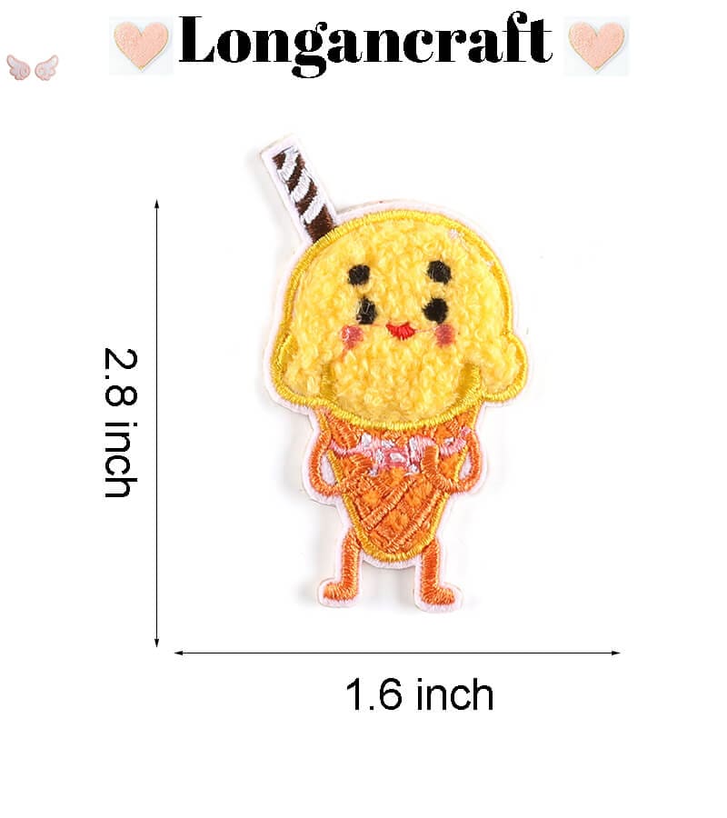 Pizza Ice Cream Chenille Patch