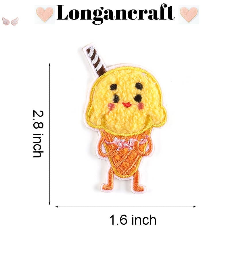 Pizza Ice Cream Chenille Patch