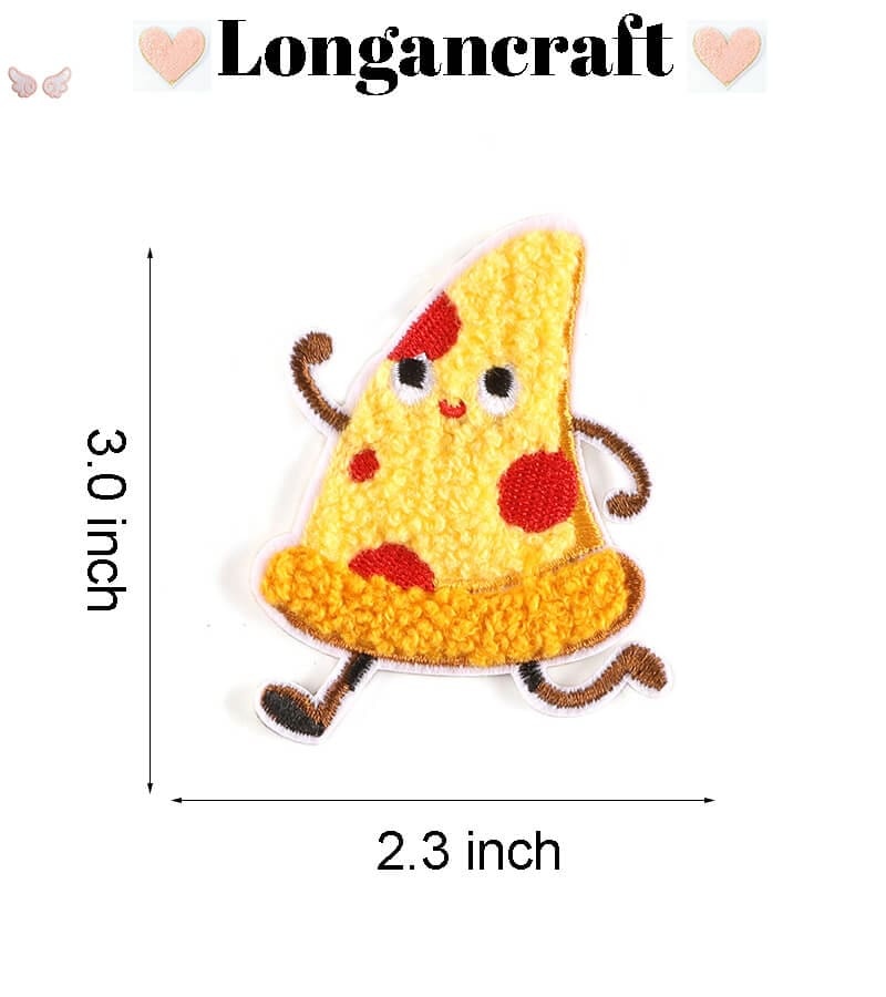 Pizza Ice Cream Chenille Patch