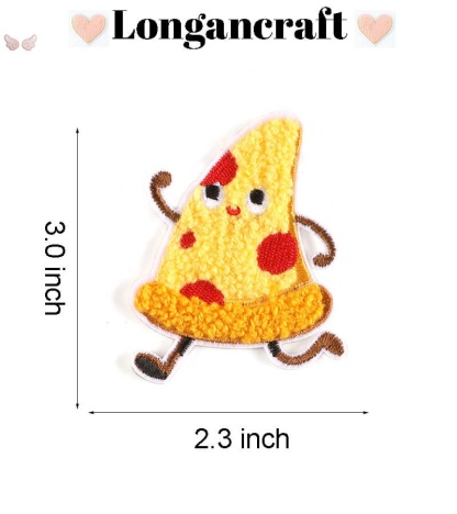 Pizza Ice Cream Chenille Patch